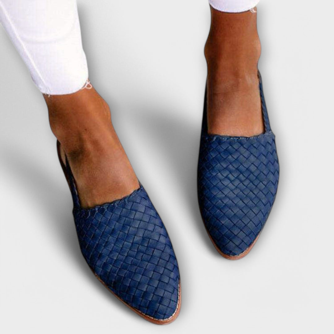 Woven Charm Flats