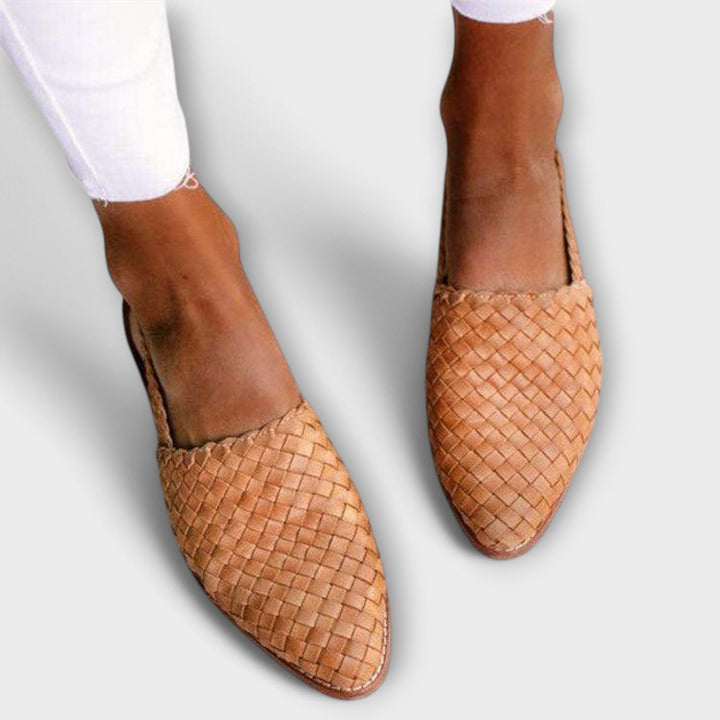 Woven Charm Flats