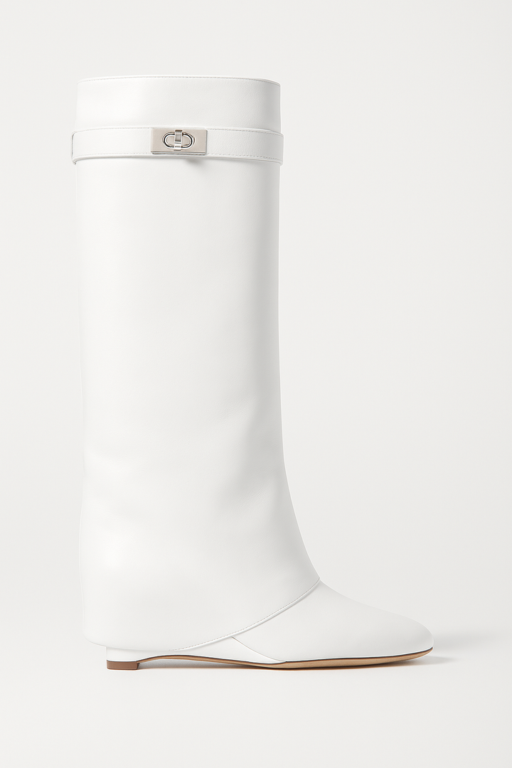 Shark-Lock Leather Boots
