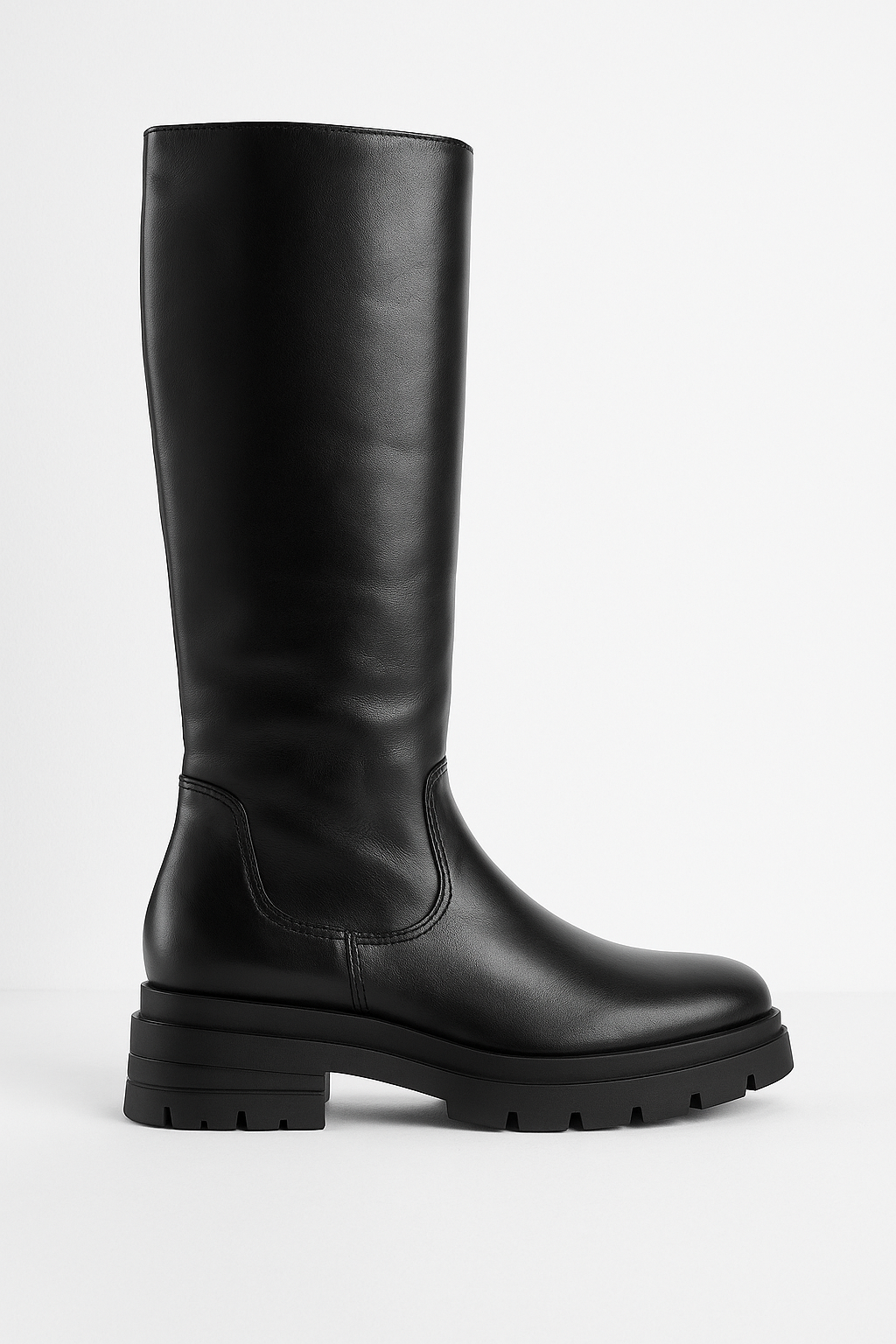 Black Venom Leather Boots