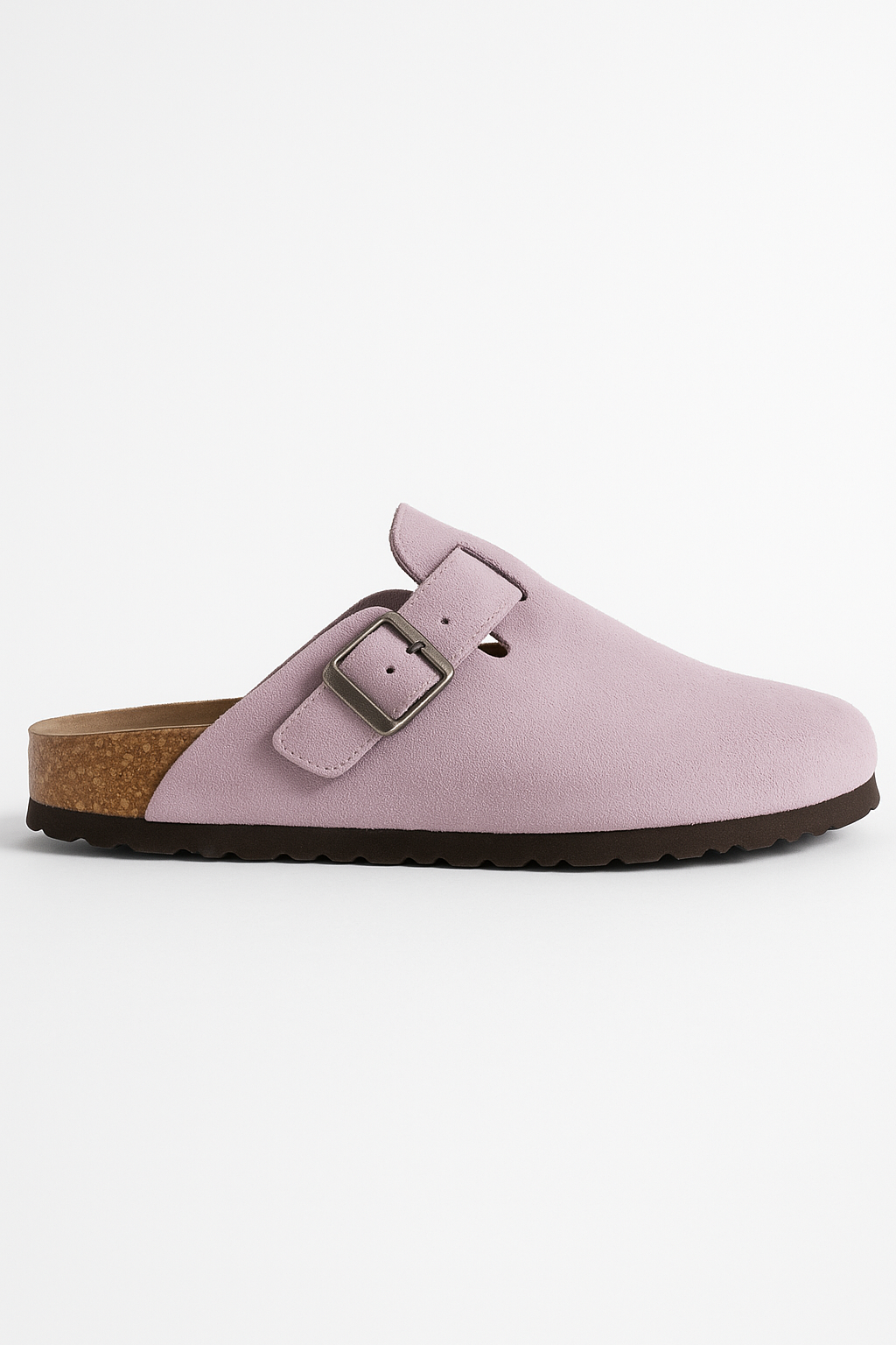 Suede Cork Clogs