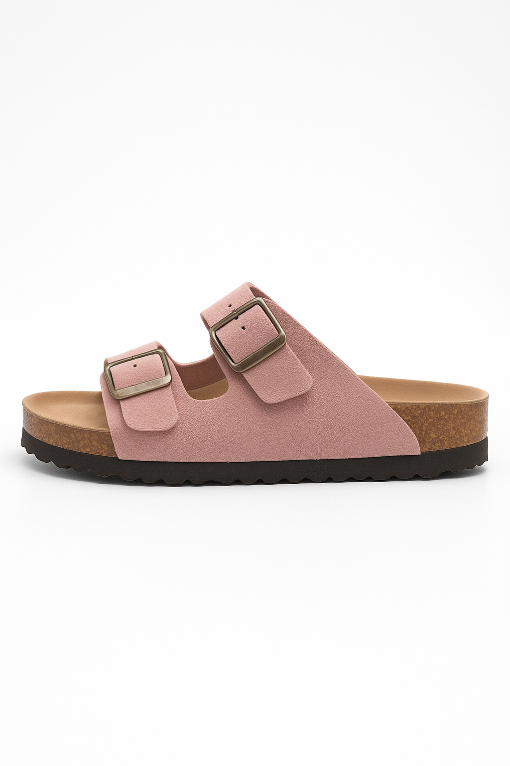 Suede Slide Sandals
