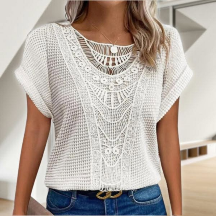 Boho Lace Knit Top