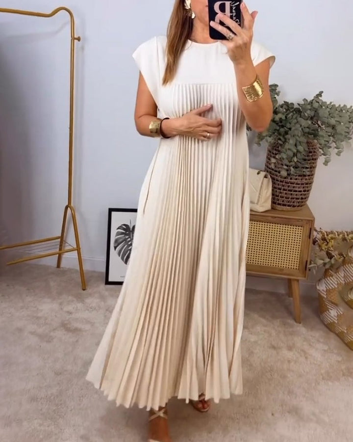 Ayla | Pleated Maxi Dress