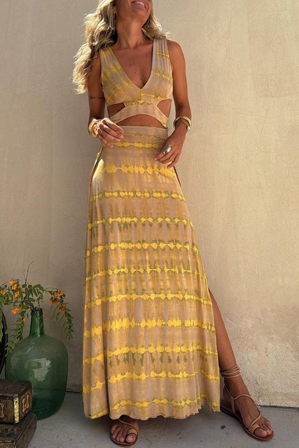 Bianca | Plunge Cut-Out Dress
