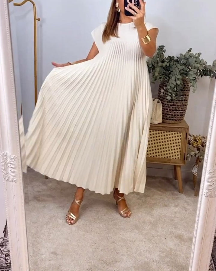 Ayla | Pleated Maxi Dress
