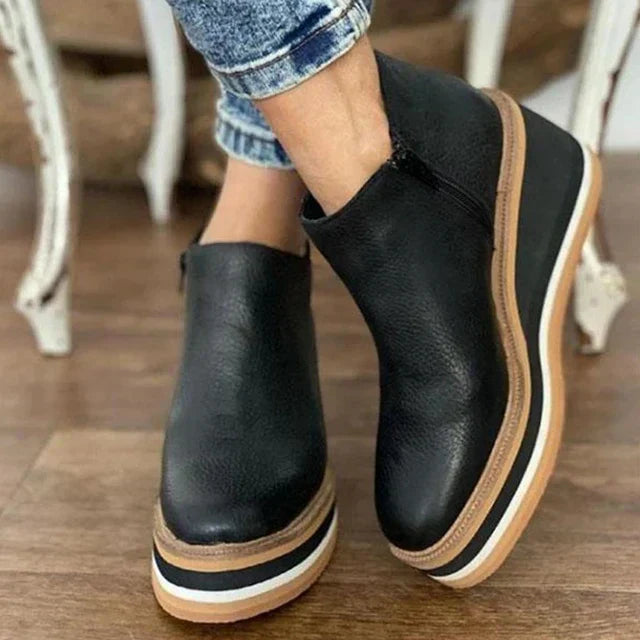 City Wedge Boots