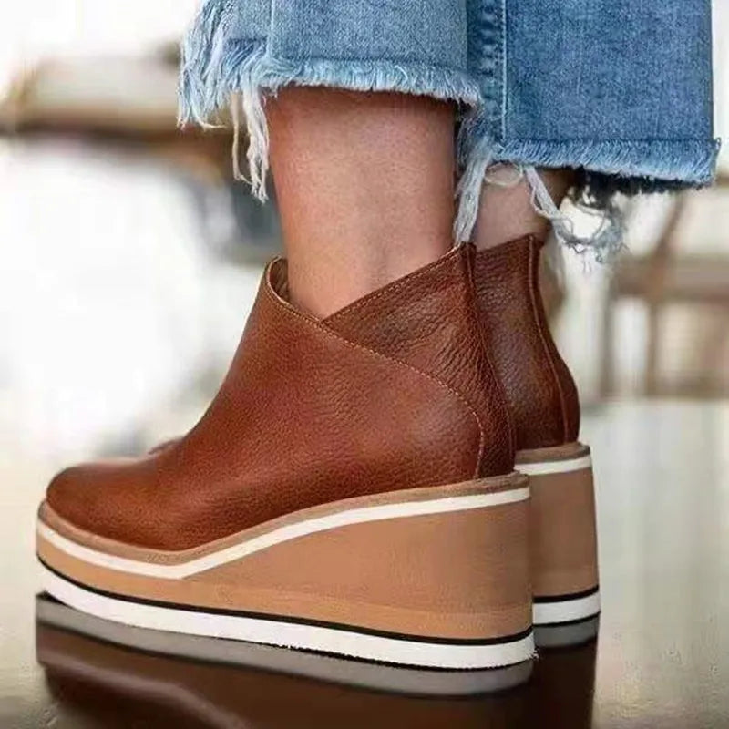 City Wedge Boots
