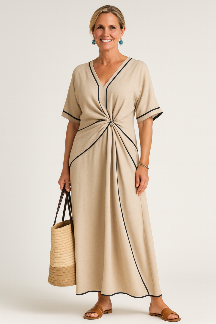Emily – Loose-Fitting Striped Dress
