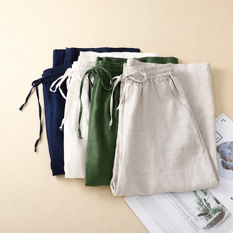 SOMERSET LINEN PANTS