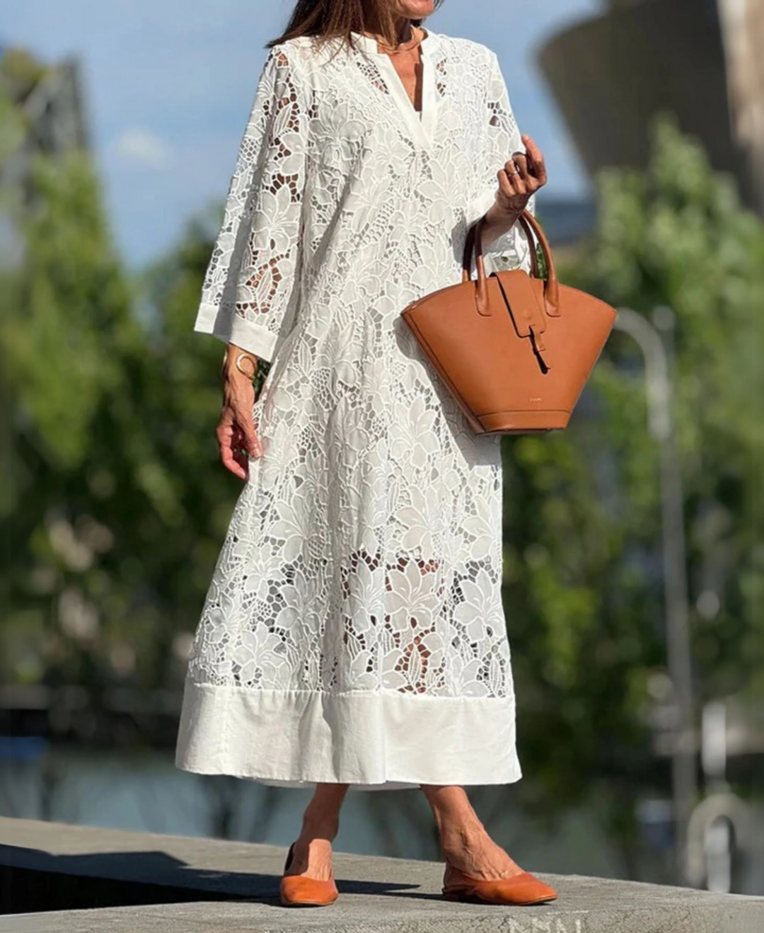 Dahlia Embroidered Dress