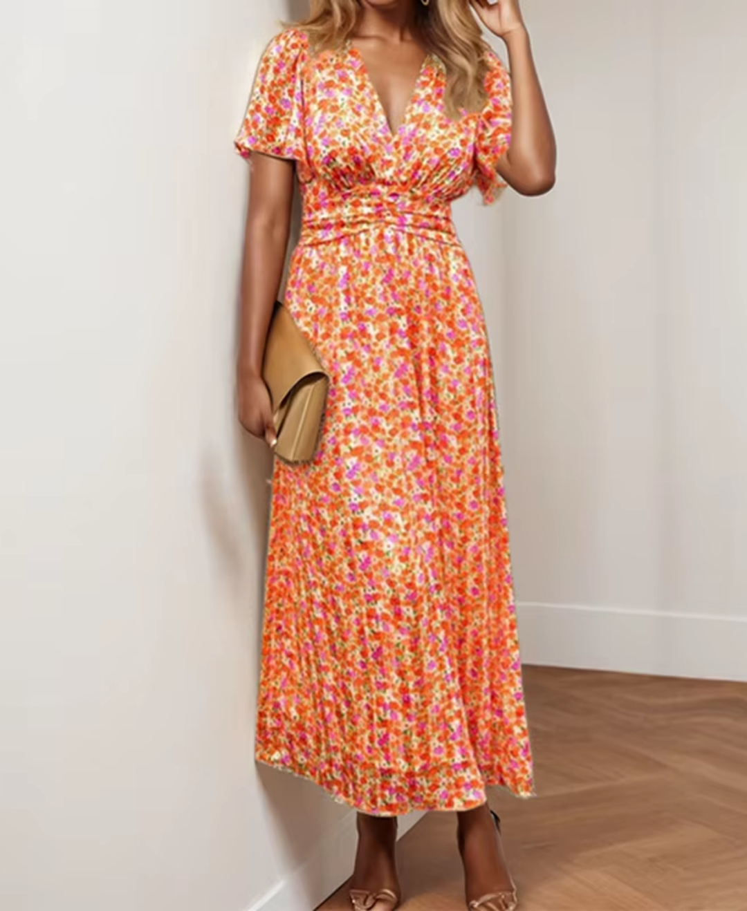 Classic V-Neck Dress
