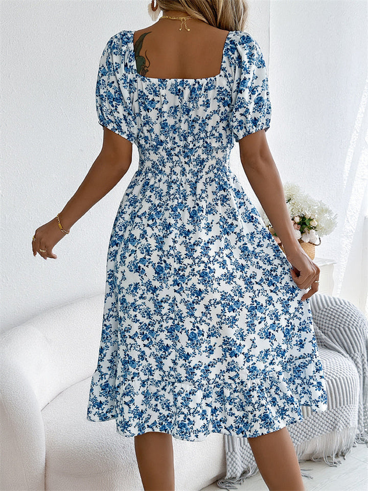 Smocked Midi Dress