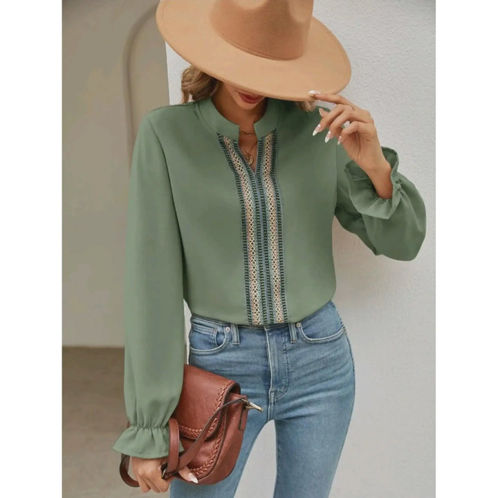Celeste | Embroidered Elegance Blouse