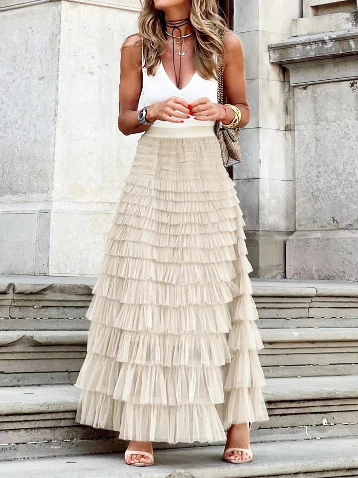 La Vie and Lace Maxi Skirt