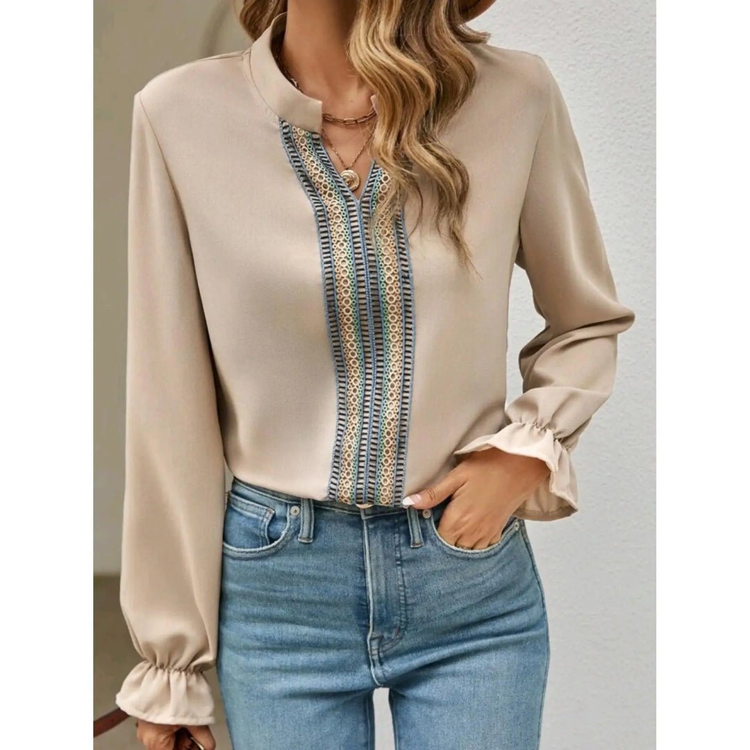 Celeste | Embroidered Elegance Blouse