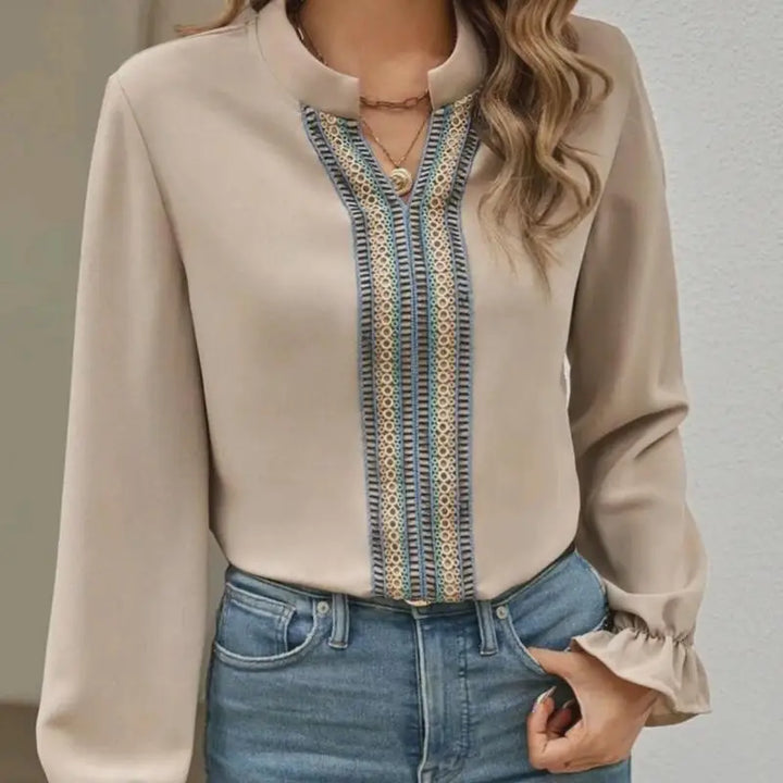 Celeste | Embroidered Elegance Blouse