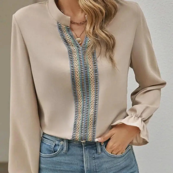 Celeste | Embroidered Elegance Blouse