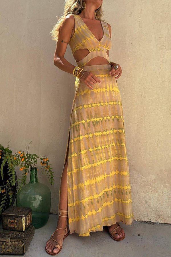 Bianca | Plunge Cut-Out Dress