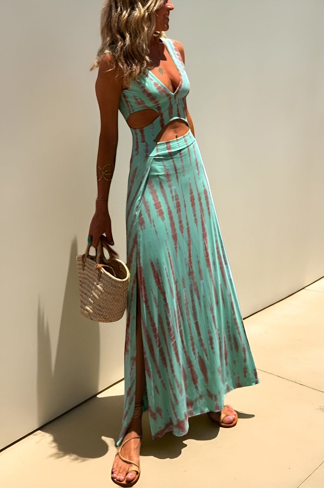 Bianca | Plunge Cut-Out Dress