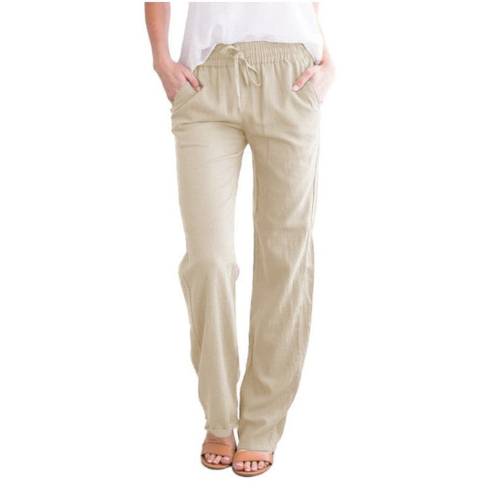 Casual Trousers with Elastic Waistband
