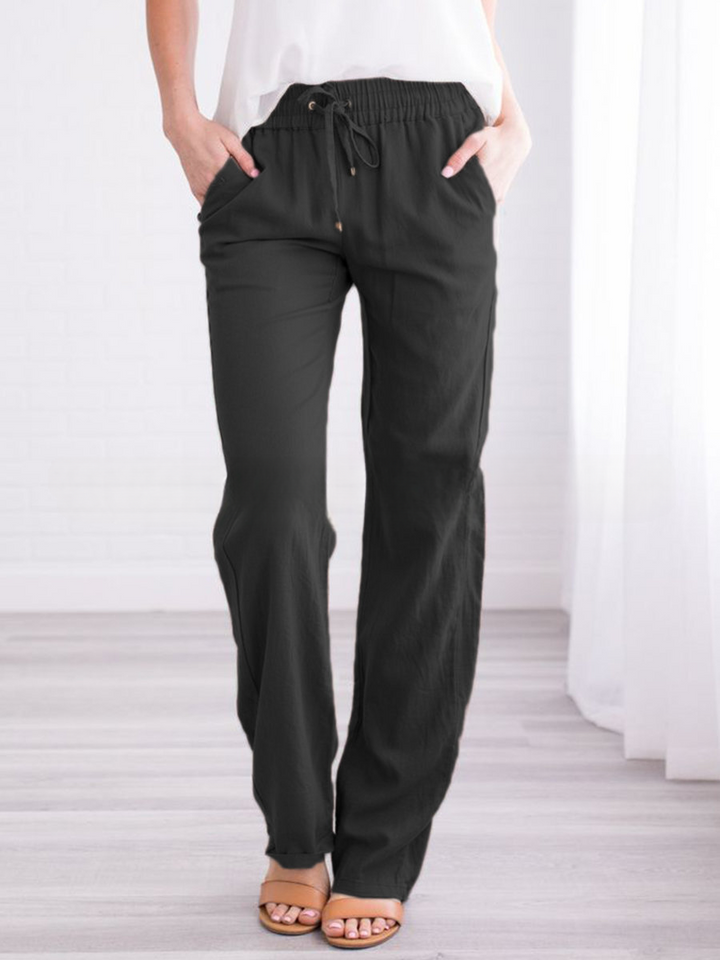 Casual Trousers with Elastic Waistband