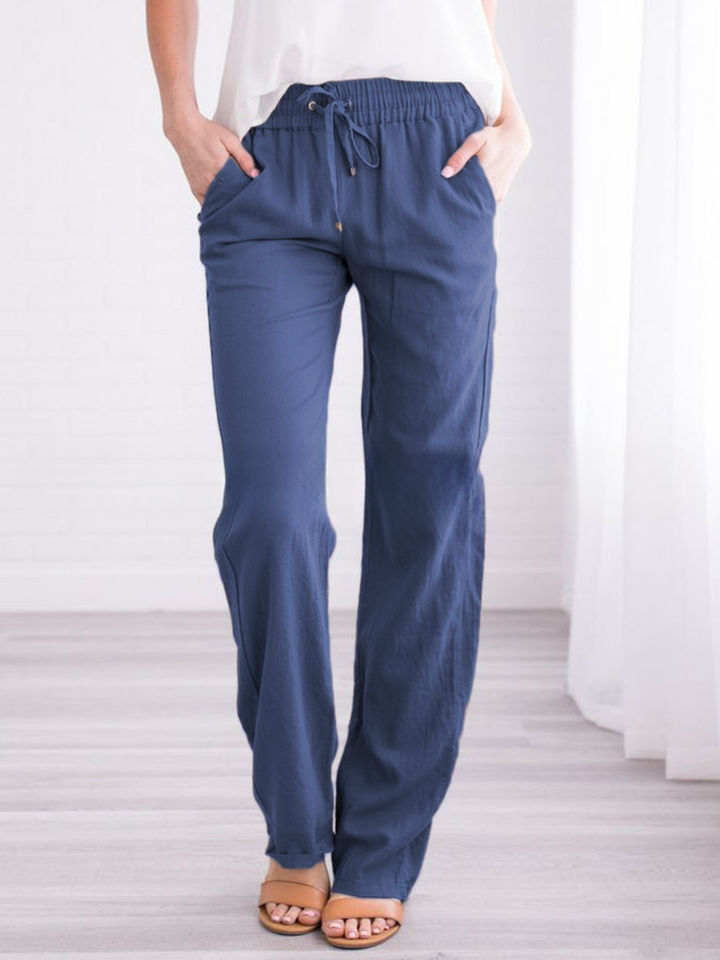 Casual Trousers with Elastic Waistband