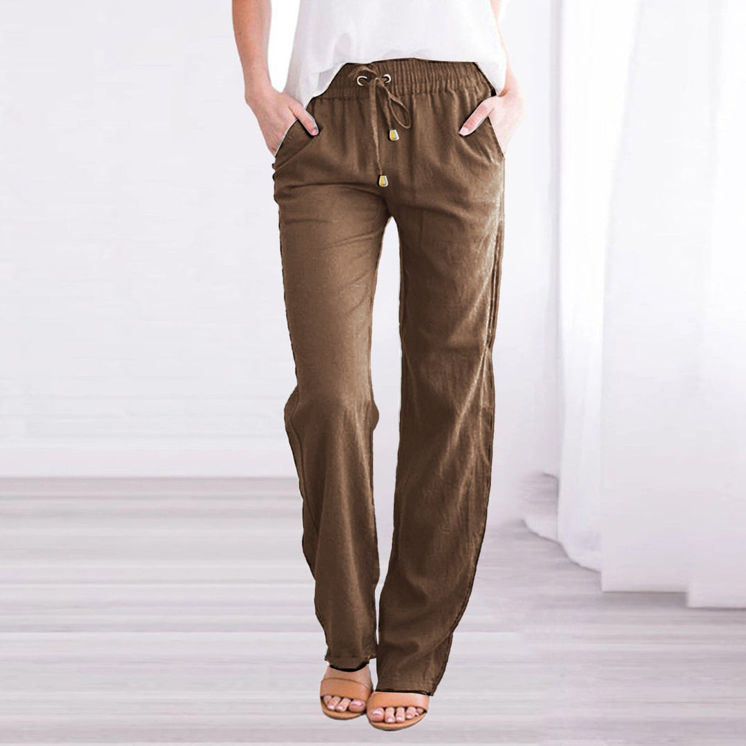 Casual Trousers with Elastic Waistband