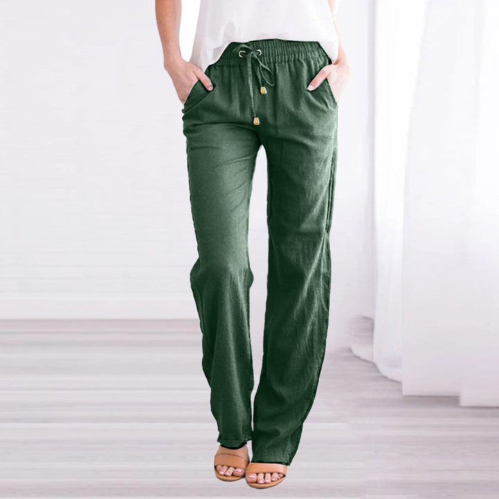 Casual Trousers with Elastic Waistband