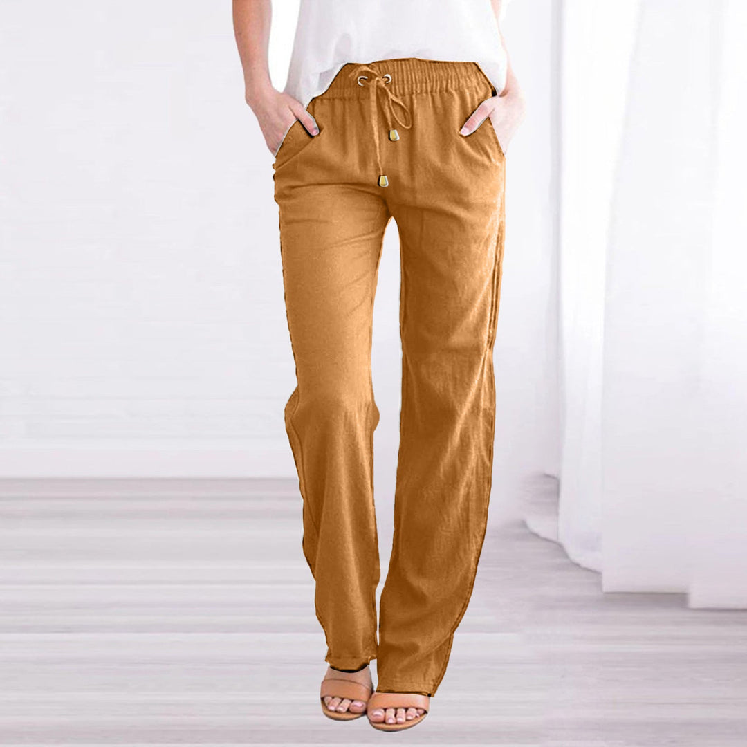Casual Trousers with Elastic Waistband