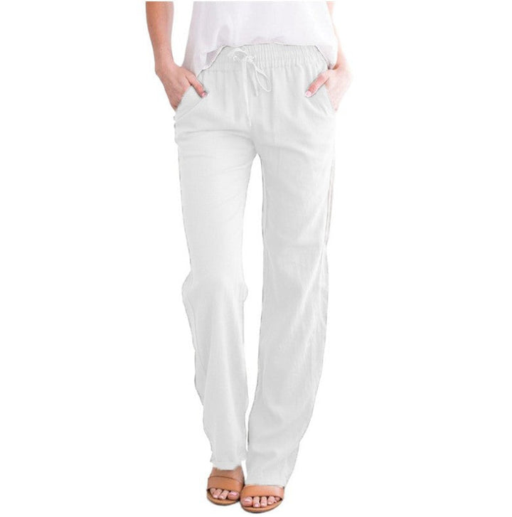 Casual Trousers with Elastic Waistband
