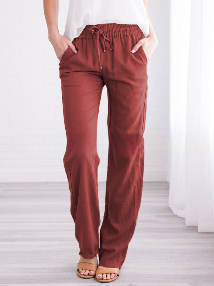 Casual Trousers with Elastic Waistband