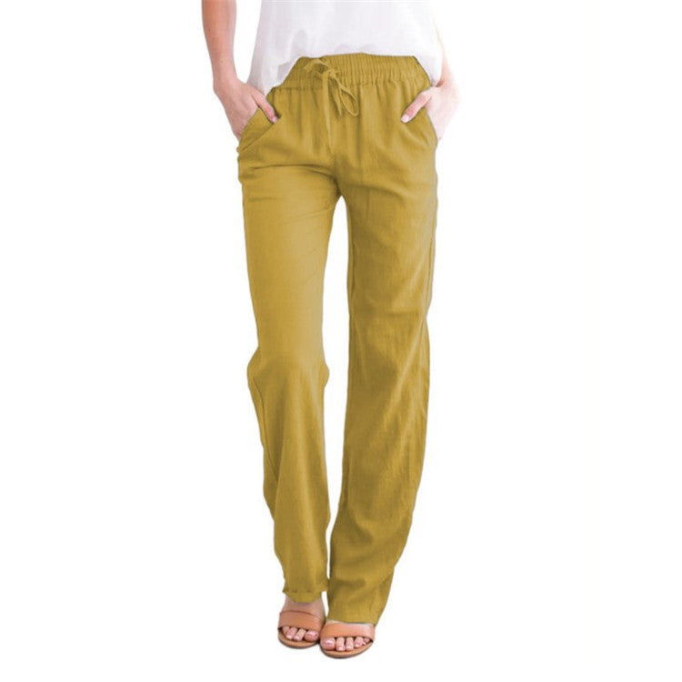 Casual Trousers with Elastic Waistband