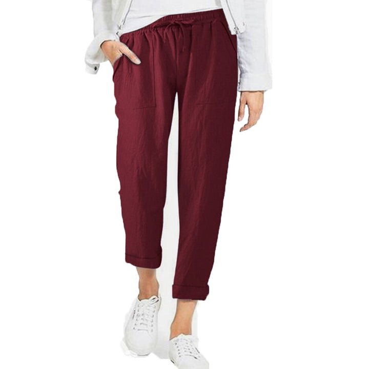 Casual Trousers with Elastic Waistband
